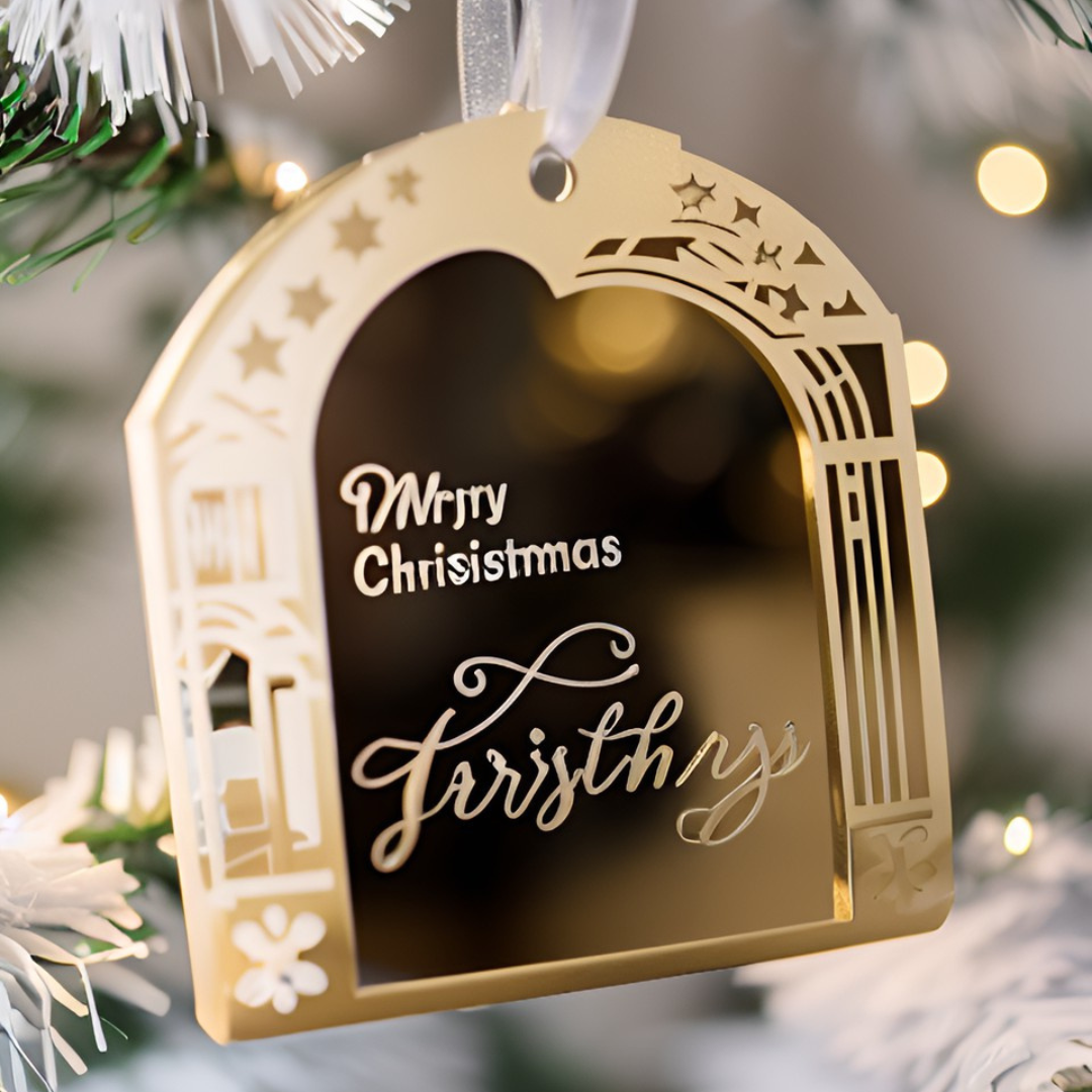 Engraved Chrstmas ornament keepsake